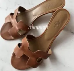 限定価格‼️ HERMES オアジス ゴールド 37.5 箱付き❣️のサムネイル