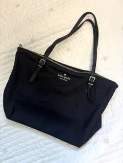 ケイトスペード KateSpade トートバッグ ナイロン A4可 肩掛け 黒