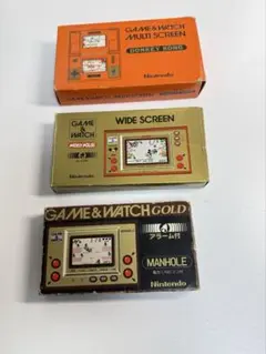 [ジャンク] ゲームウォッチ 3個セット GAME&WATCH