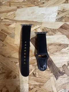 Apple Watch ブラックレザーバンド