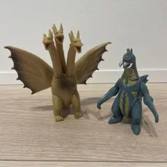 1992 JAPAN ゴジラシリーズ ガイガン キングギドラ　ソフビ　硬質