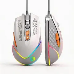 7色LED】有線ゲーミング高性能マウス＊12000 DPI 光学センサー - メルカリ