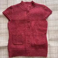 ニットベスト カーディガン