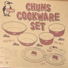 CHUMS チャムス クックウェアセット フライパン 鍋 7点セット - メルカリ