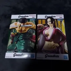 ワンピース　Grandista ボア・ハンコック　ロロノア・ゾロ　2体