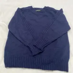 COMME CA ISM ネイビー セーター L 120〜130センチ