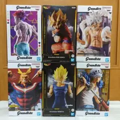 JStars　ワンピース　ドラゴンボール　ヒロアカ　H×H　グランディスタ　6種