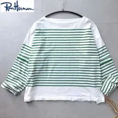 ロンハーマン 長袖カットソー オーバーサイズ ボーダー