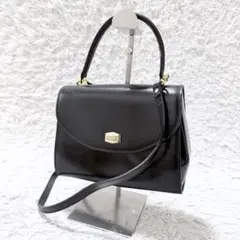 極美品　BALLY ショルダーバッグ　ハンドバッグ　レザー　ブラックのサムネイル