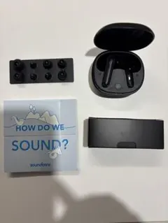 soundcore LIFE P3 左耳、ケース、イヤーチップ