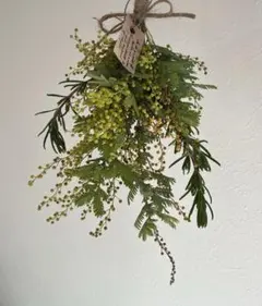 ミモザ スワッグ　ミニブーケ　ドライフラワー