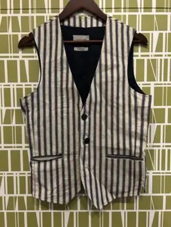 ZARA MAN ストライプ ベスト ジレ サイズSのサムネイル