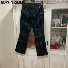 EDWIN GOLF エドウィンゴルフ パンツ 9 タータンチェック