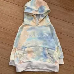 ハンドメイド　タイダイパーカー　90