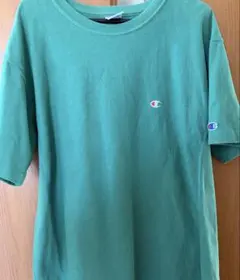 champion チャンピオン リバースウィーブ 半袖 Tシャツ グリーン L