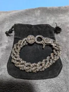 クロムハーツ　ファンシークリップ　ブレスレット　チェーン　鑑定済み　原本有 CHROME HEARTS クロムハーツ（原本無） ファンシーリンク
