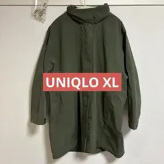 UNIQLO ユニクロ　XL ブロックテックハーフコート オリーブ