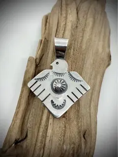 サンダーバード　シルバー　ネックレス　ペンダント　#インディアンジュエリー