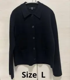 UNIQLO ミラノリブ ニット ジャケット Lサイズ