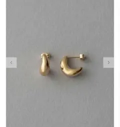 ete ドロップピアス　イエローゴールド