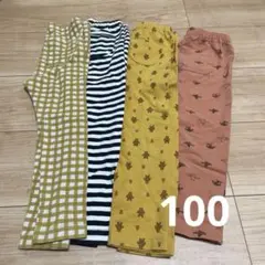 ユニクロ　レギンス 100センチ　4枚セット