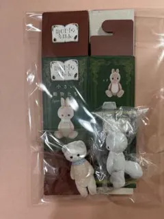 Moriのえほん　小さい動物たち　くま＆ネコ　2個セット