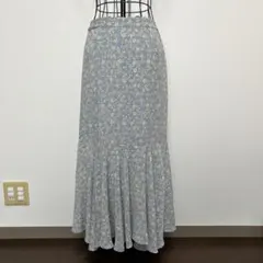 earth music&ecology マーメイドスカート F ブルー