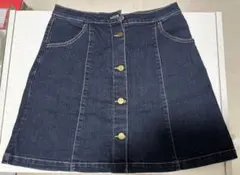 デニムスカート 台形スカート