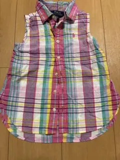 【美品used】ラルフローレン　チェックシャツ　110センチのサムネイル