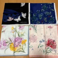ハンカチ HANAE MORI 4枚セット