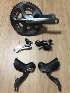 6700 アルテグラ stiレバー フロント リアディレイラー クランク SHIMANO - 6700 アルテグラ stiレバー フロント リア