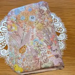ふわふわガーゼハンカチ⭐️ユキエモン☆ボタニカルフラワー☆fuwara