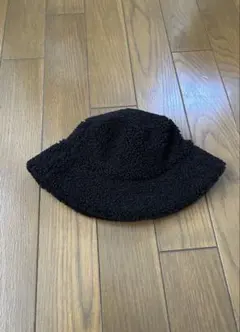 もこもこバケハ　リバーシブル　黒