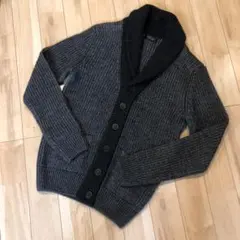 ZARA MAN ニットカーディガン グレー