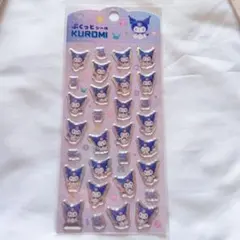 クロミ ぷくっとシール サンリオ ぷっくりシール KUROMI クロミちゃん