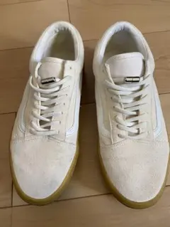 美品VANS OLD SKOOL 厚底 スエード ガムソール 25cm カスタム