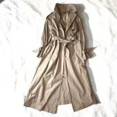 ドゥアルシーヴ マキシ丈 春トレンチ風コートDOUX ARCHIVES ベージュ