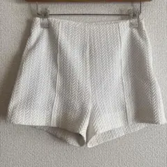 FRAY I.D ショートパンツ ホワイトのサムネイル