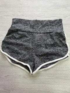 ハイウエストグレーショーツ