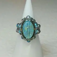 No.3931 ビーズリングハンドメイド(12～14号)