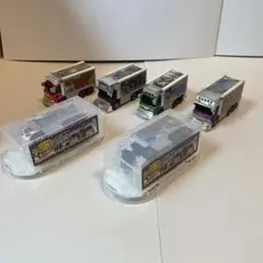 2319.プルバックで走るデコトラミニカー6台まとめ売りのサムネイル
