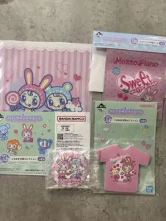 ナルミヤキャラクターズ 一番くじ ジッパーバッグ＆ときめき文具＆まんまる缶ミラーのサムネイル