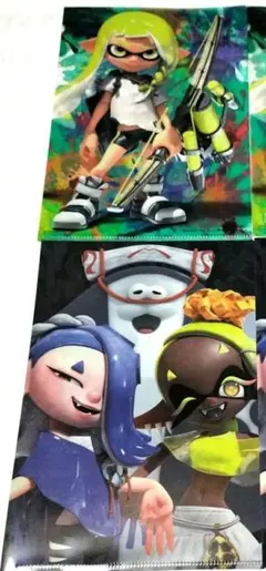 スプラトゥーン クリアファイル 新品未使用品 付録 ニンテンドードリームのサムネイル