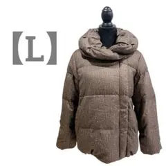 Arnold Palmer【L】ヘリンボーン柄 ショートダウンジャケット