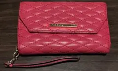 REBECCA MINKOFF キルティング 長財布 ピンクのサムネイル