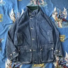 90s nautica デニム カバーオール ジャケット 襟コーデュロイのサムネイル