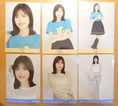 乃木坂46 柴田柚菜 生写真 全ツ静岡 ライブT メッシュニット 6種コンプ