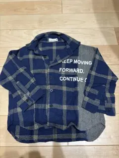 branshes チェック柄長袖シャツ 100cm