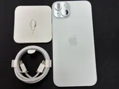 【美品】Apple iPhone 15Plus ブルー 256GB充電ケーブル付