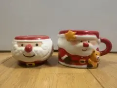 サンタクロース マグカップ　デザートカップ　2個セット